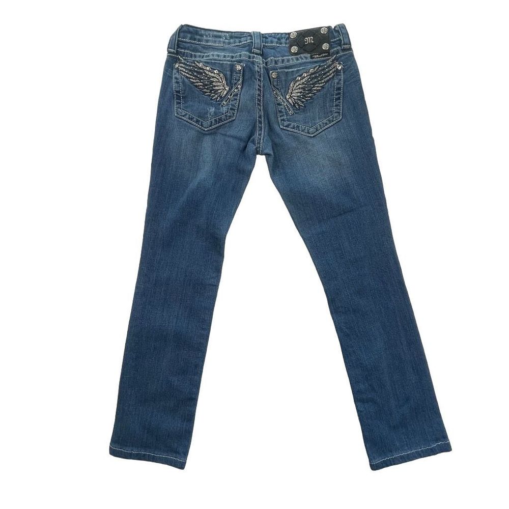Miss Me Jeans Straight Wings Size 27 Short